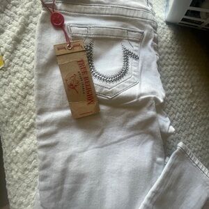 True Religion Women's Jeans in White